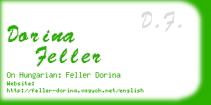 dorina feller business card